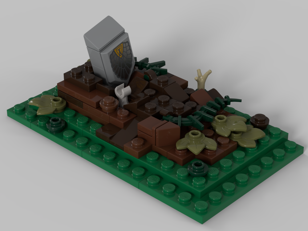 Lego Grave for Cemetery (2)