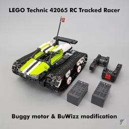 Technic 42065 RC Tracked Racer buggy motor and BuWizz upgrade