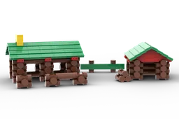 Lincoln Logs - Prairie House