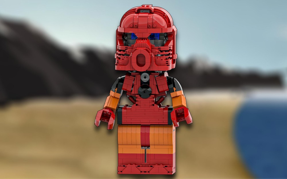 Lego Up-Scaled LEGO Minifigure - Bionicle Tahu Mata