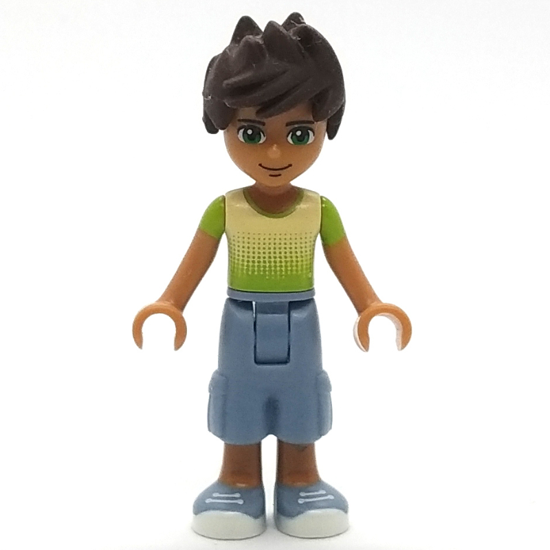 Lego Liam - Bright Green/Yellow Shirt, Sand Blue Trousers