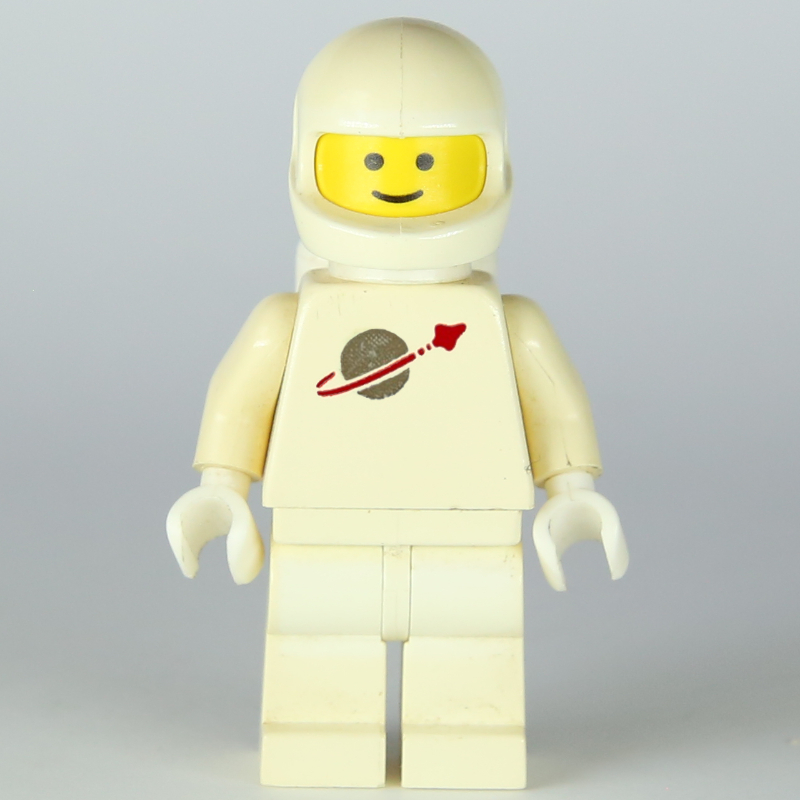 Lego Classic Spaceman, White with Airtanks (2446 Helmet) (3626c Head) (3838 Airtank)