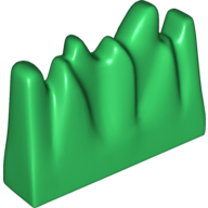 Lego Duplo Fire / Grass / Ice 1 x 4 x 2 / Green