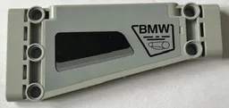 Technic, Panel Plate 5 x 11 x 1 Tapered with Black 'BMW' and Cutout Pattern Model Left Side (Sticker) - Set 42130