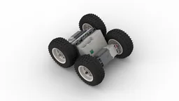 Shortest 4 Big Wheel Skid Steer Chassis