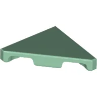 Tile 45° Cut 2 x 2 (Triangle) / Sand Green