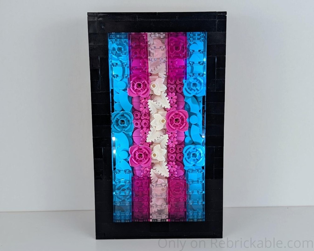 Lego Trans Flag