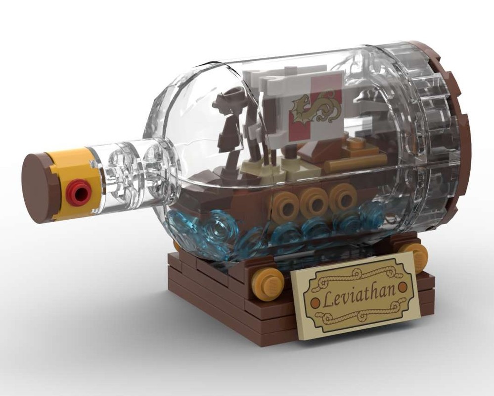 Lego Mini Ship in a Bottle
