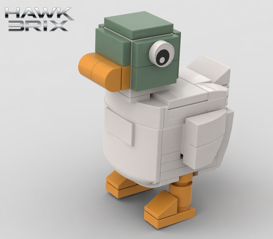 Lego Cute mini duck model