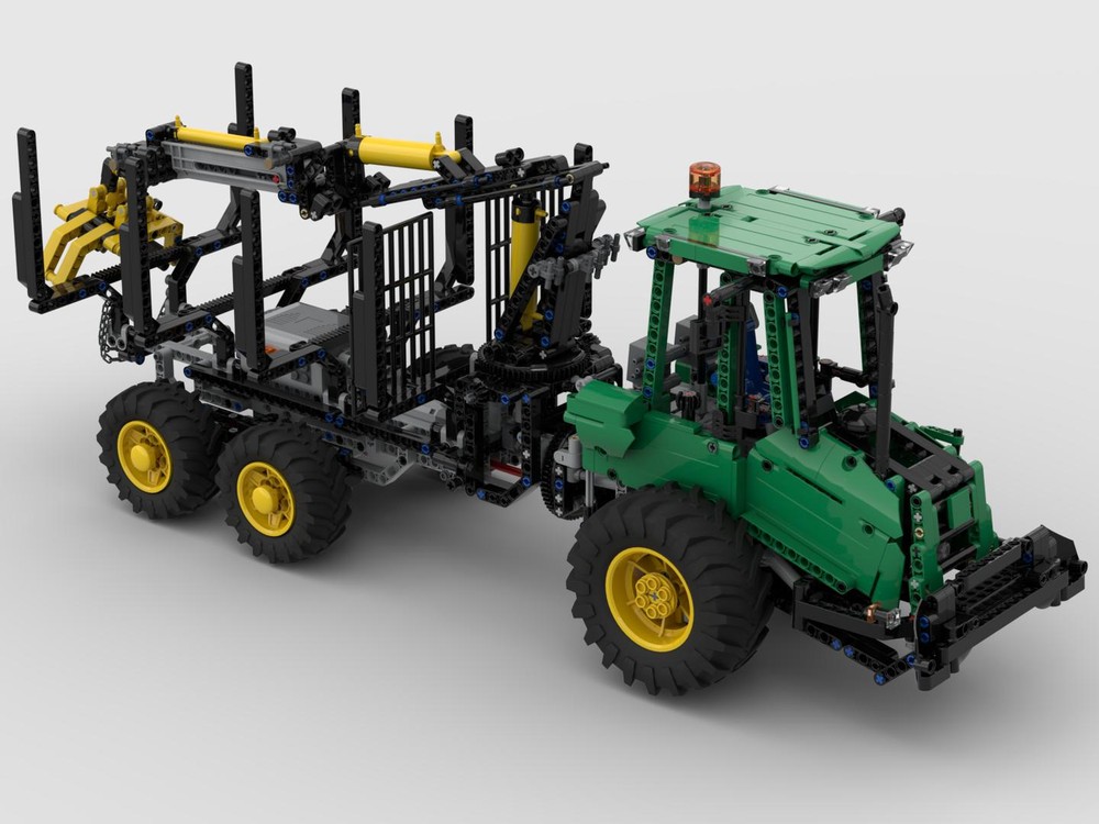 Lego John Deere 1010D 6x6 Forwarder