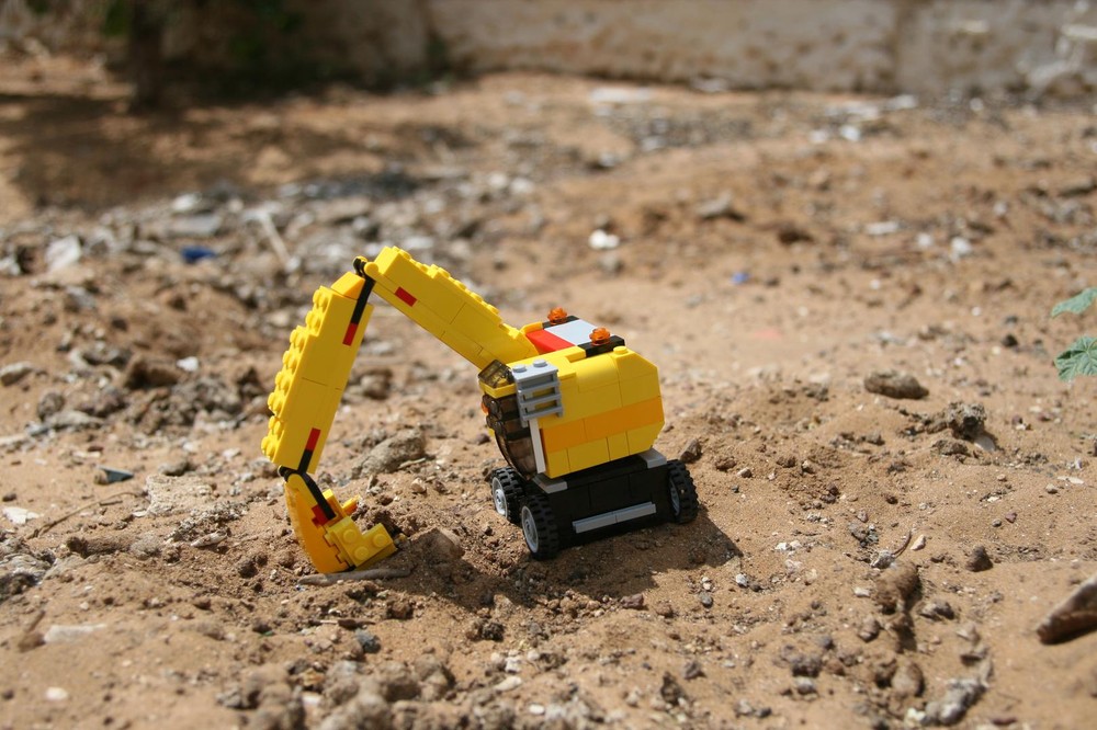 Lego Excavator - Wheeled