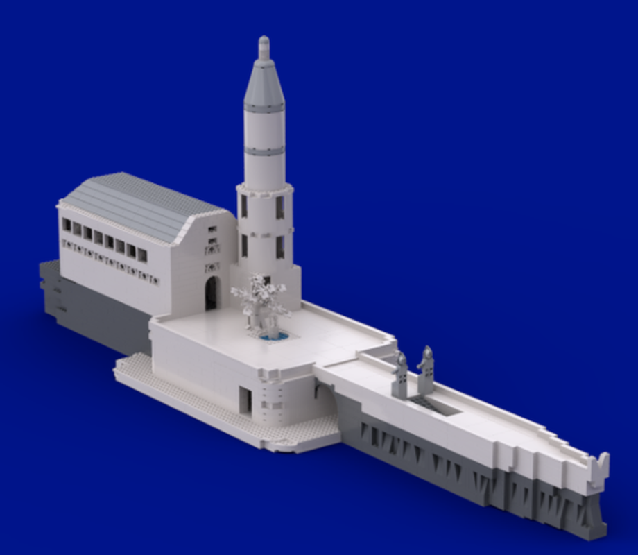 Lego Minas Tireth Part 2 -The Throne and the Tree