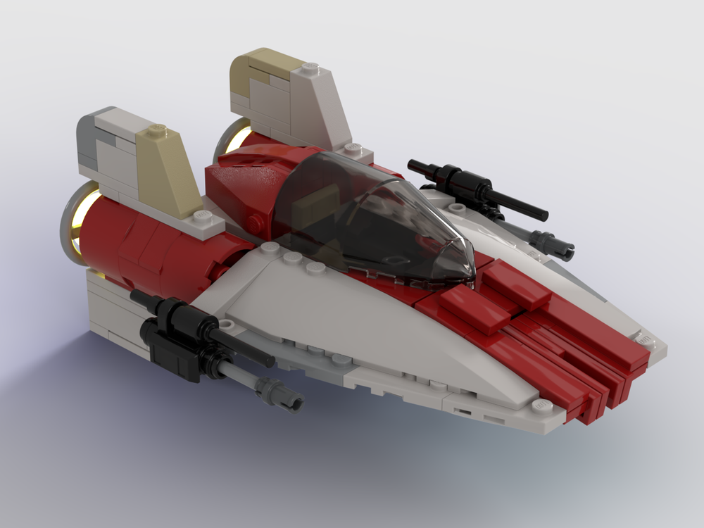 Lego RZ-1 A-Wing Minifigure Scale