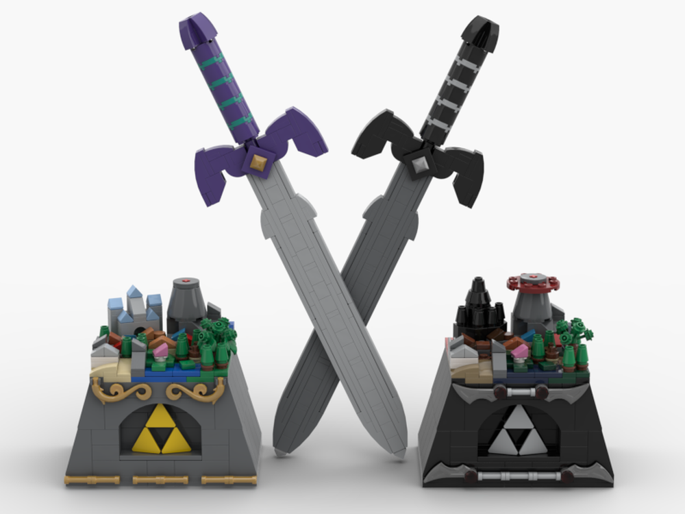 Lego Zelda MOC: The Master Sword & Dark Link Sword