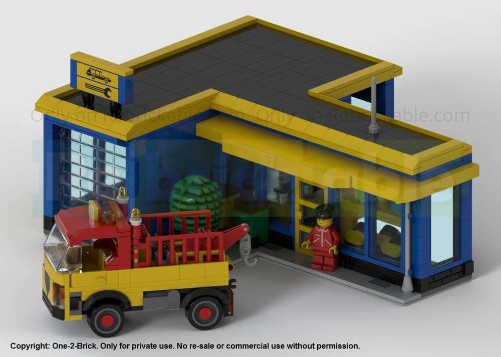 Lego Tribute to 6363 Auto Repair Shop