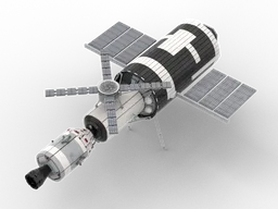 Skylab Space Station - Minifigure Scale
