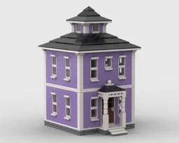 Small Lavender House