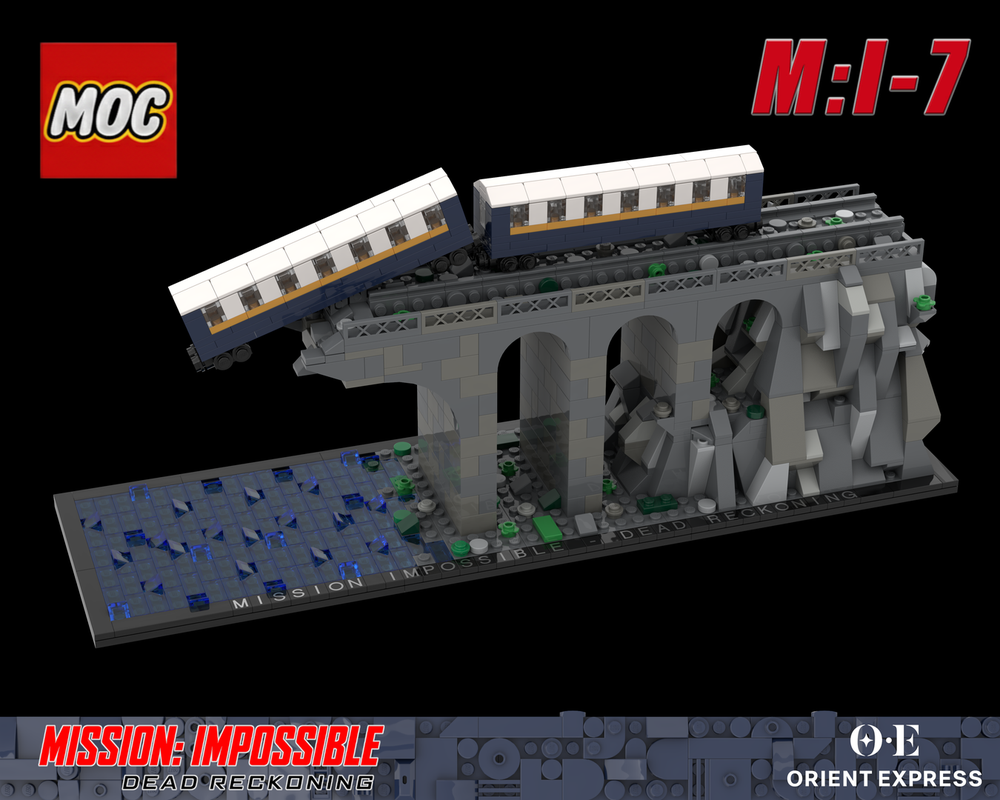 Lego Mission: Impossible - Dead Reckoning Diorama