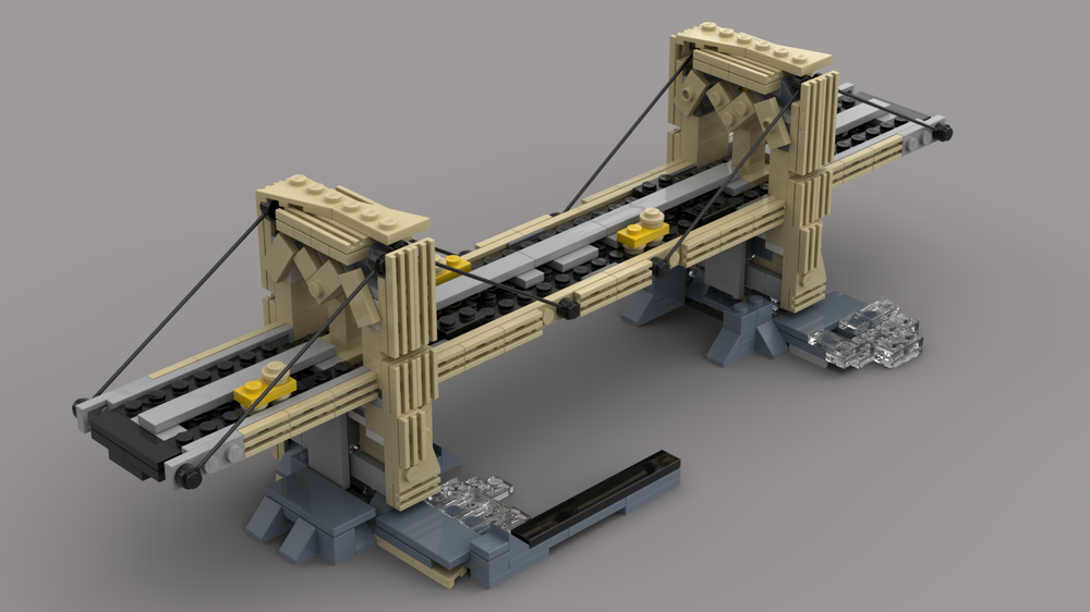 Lego Brooklyn Bridge (Alternate build of 21028 NY Skyline)