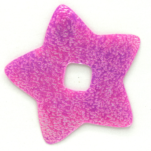 Lego Clikits Icon Accent, Star 4 3/4 x 4 3/4 with Textured Surface / Light Purple