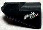 Technic, Panel Fairing # 7 Very Small Smooth Short, Side A with White and Red 'Ninja H2R' Pattern (Sticker) - Set 42170