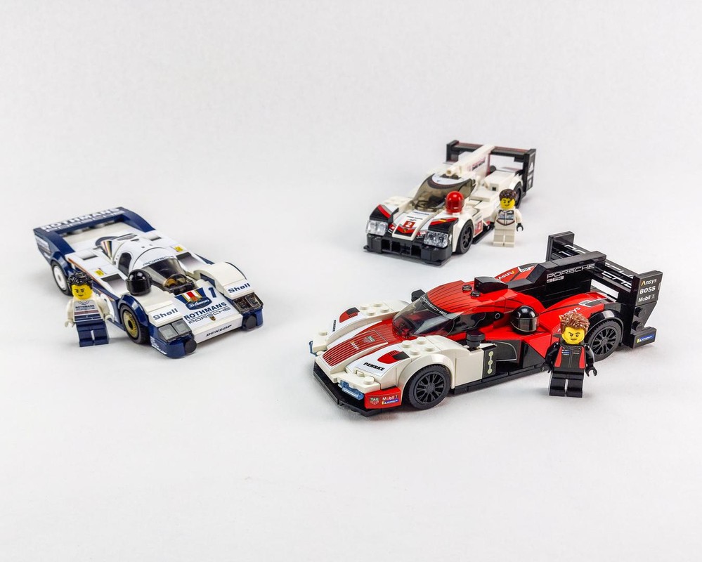 Lego Porsche Le Mans bundle (Porsche 956, Porsche 919 Hybrid, Porsche 963 LMDh)