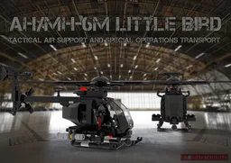 AH/MH-6M Lego Little Bird-Killer Egg Helicopter