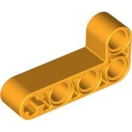 Technic Beam 2 x 4 L-Shape Thick / Bright Light Orange