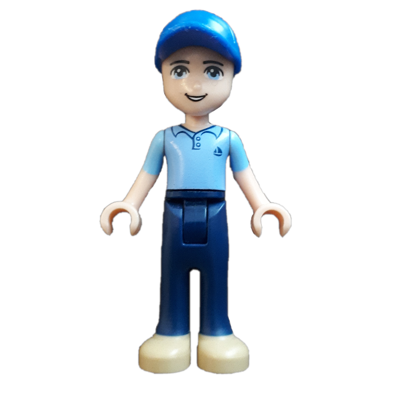 Lego Andrew - Medium Blue Shirt, Dark Blue Trousers, Cap