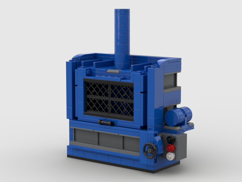 Lego Marathon Vertical Cardboard Baler (Blue)