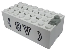 Electric 9V Battery Box Small with 9V Pattern