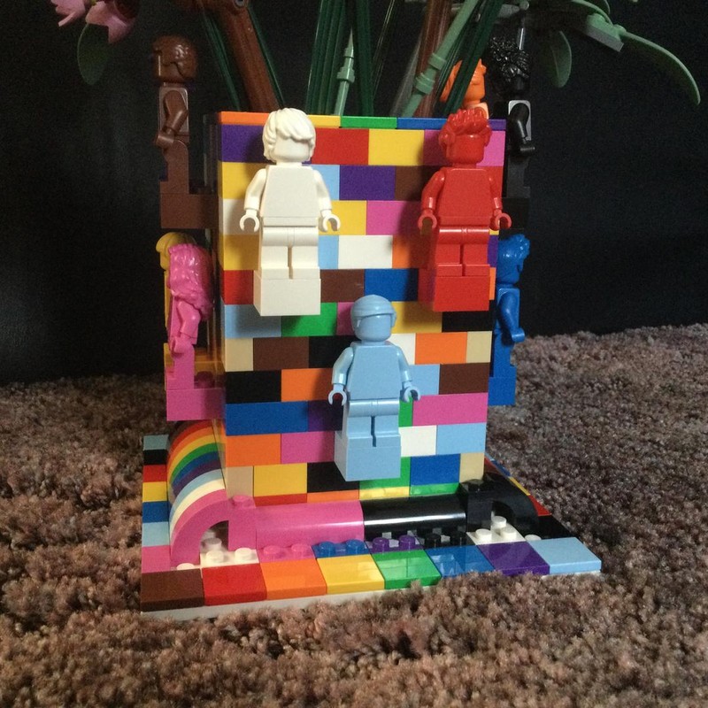Lego Flowers for Everyone vase