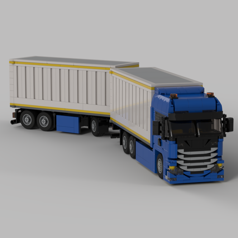 Lego 2020 Scania S520 6x4 Boxtruck with trailer