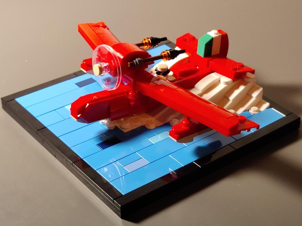 Lego Porco Rosso diorama