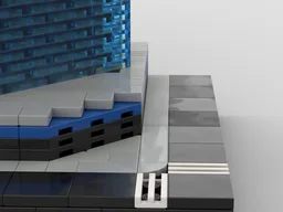 One Manhattan Square at 1/650th Scale