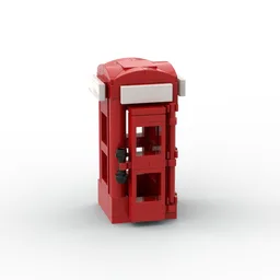 London red telephone booth