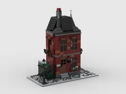 Victorian brick "end-cap" building