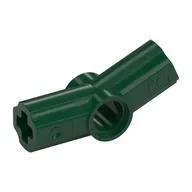 Technic Axle and Pin Connector Angled #3 - 157.5° / Dark Green
