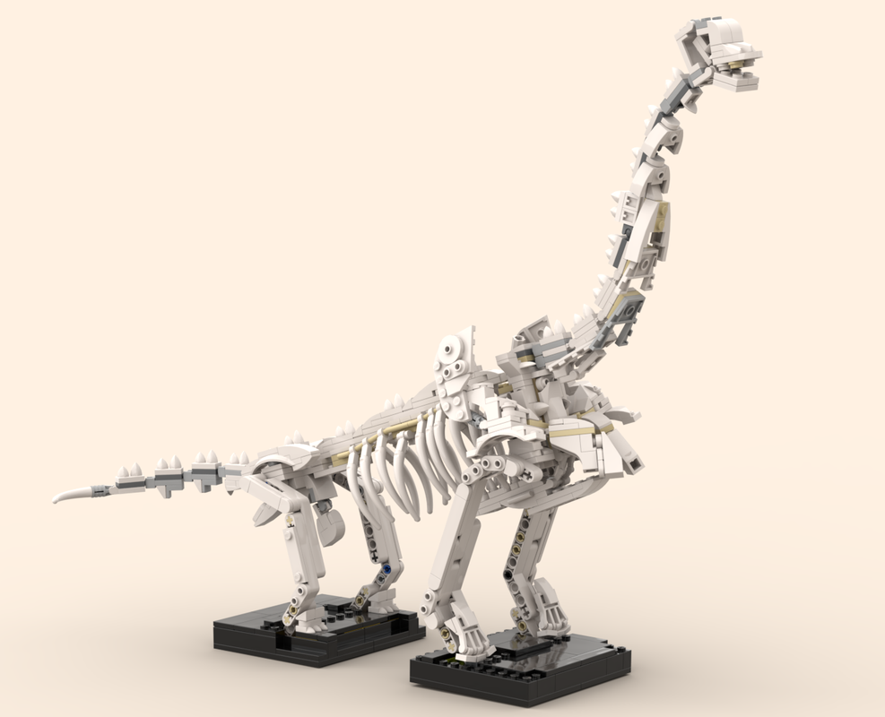 Lego Brachiosaurus Display Skeleton