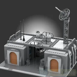 Modular Coruscant barracks