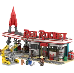 Red Rocket Modular Gas Station from Fallout