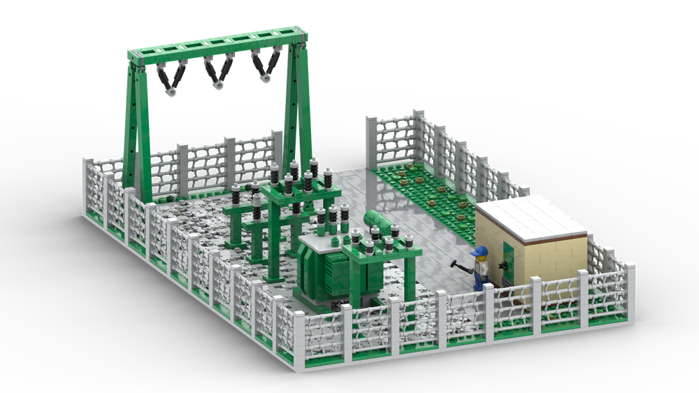 Lego Electrical substation