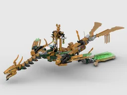Master Wu's Mechanical Golden Dragon (70666) MOC Project : Rising Phoenix