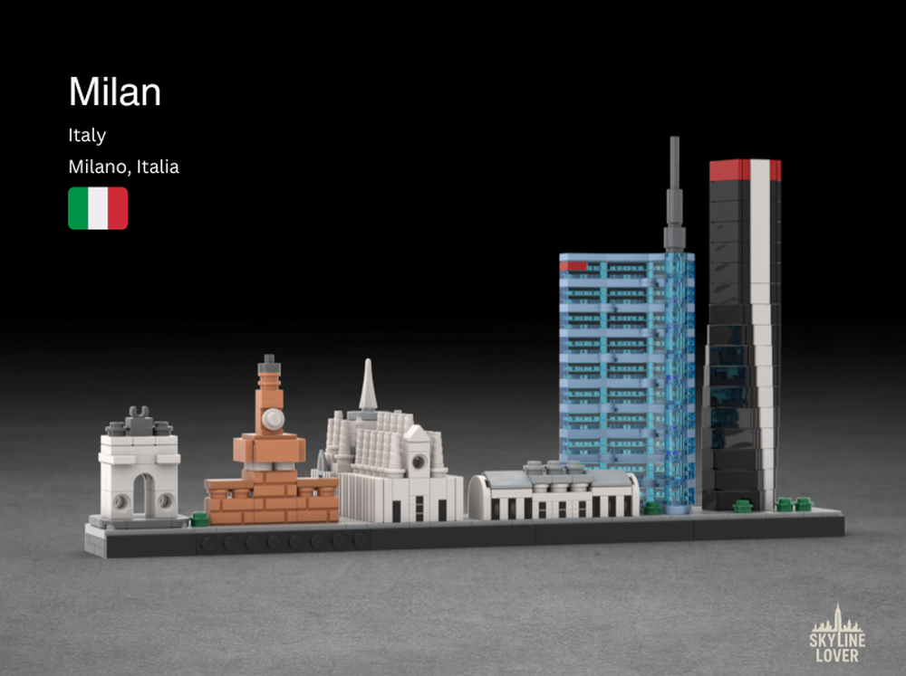 Lego Milan Skyline