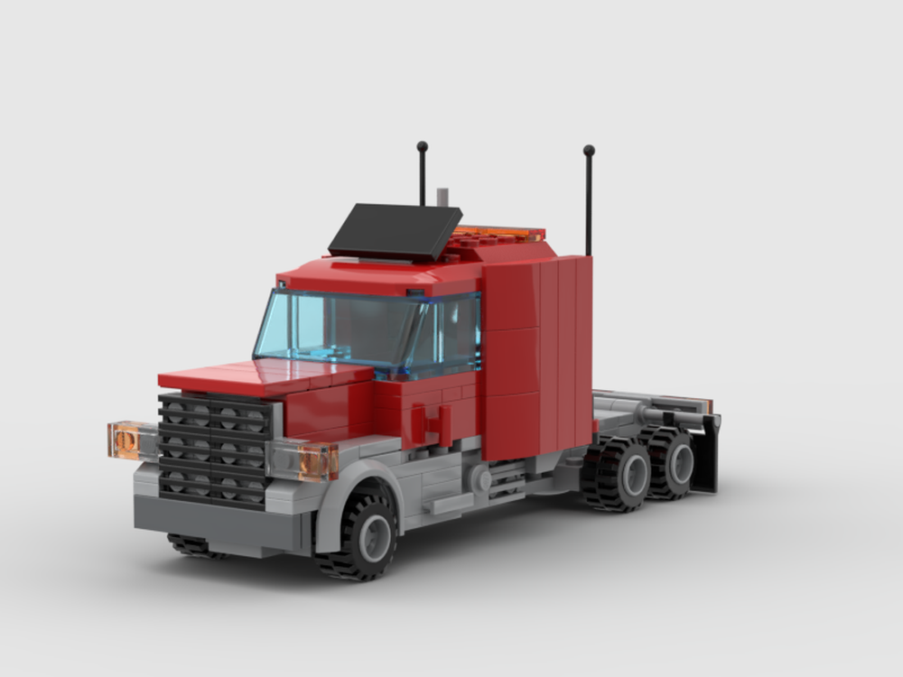 Lego City Scale Sleeper Semi Cab