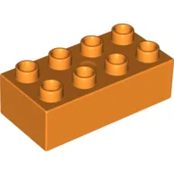 Duplo Brick 2 x 4 / Orange