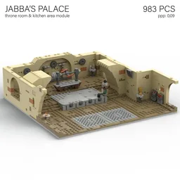 Jabba's Palace, Module I: Throne Room & Kitchen Area