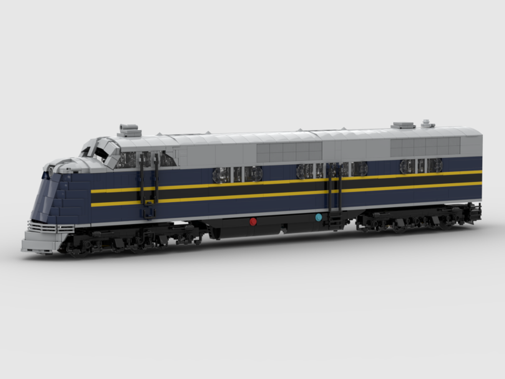 Lego Baltimore & Ohio EMC/EMD EA Streamlined Diesel Locomotive