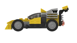 Yellow indy racer