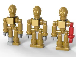 C3PO buildable mini figure